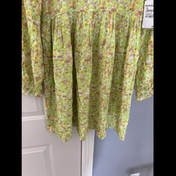 🎄3/$15 SALE 🎄NWT BP brand size XS Green Floral Pattern Dress Retail $49 - Picture 3 of 6